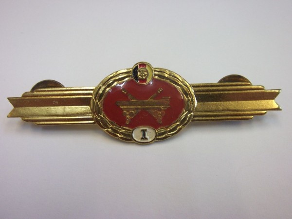 Klassifizierungsabzeichen,Qualifizierungsspange, für Raketen- und Waffentechnischen Dienst, Stufe 1