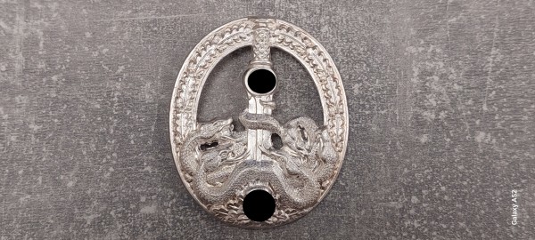 Bandenkampfabzeichen in Silber - hohl
