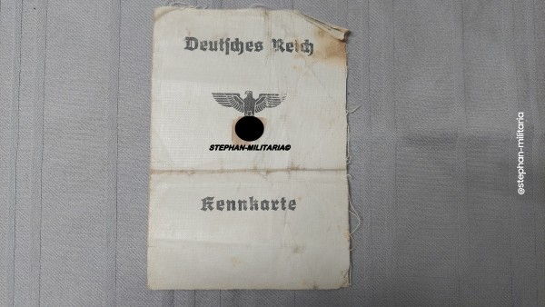 Deutsches Reich Ausweis / Kennkarte - Ausgestellt 1942 Preussisch Holland