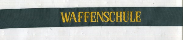Bundesmarine Mützenband Waffenschule - gewebt - 150cm