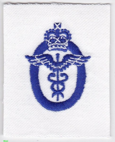 Armabzeichen Medical Corps blau auf weiss 