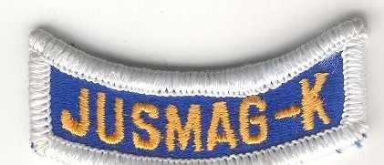 Schriftzug/ Schriftbogen/ Tab, JUSMAG-K 