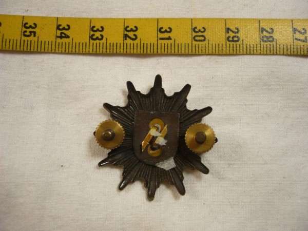 Mecklenburg-Vorpommern: Mützenstern, Wasserschutzpolizei Mecklenburg- Vorpommern. Metall, gebraucht