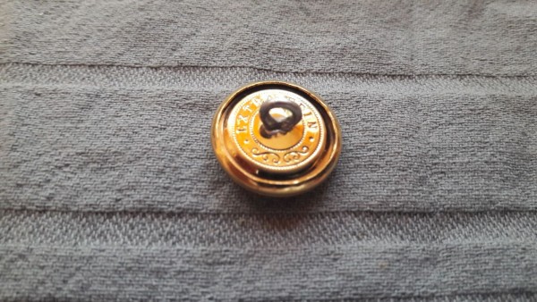 Knopf 20,5mm #Zeppelin Reederei# gold lange Öse
