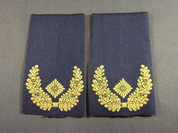 Rangschlaufen Brigadegeneral, gelb in blau