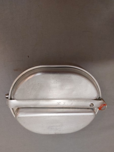 US Kochgeschirr/ Essgeschirr 2 Teilig in Metall Original