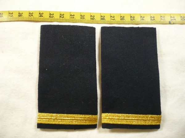 Allgemein: Rangschlaufen Wasserschutzpolizei, 1 Streifen gold 8mm