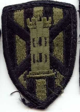 Armabzeichen 7th Engeneer Brigade, tarnfarben ( OD)