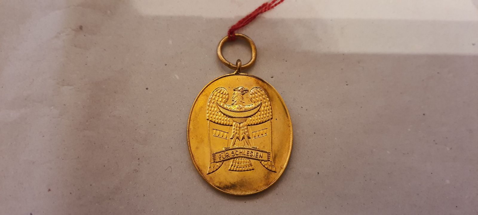 Medaille für Oberschlesien Miniatur 15mm Ehrenzeichen des Freikorps Oberland 