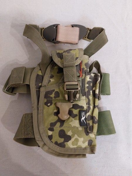 Dänemark Holster Pistolentasche Oberschenkelholster M/96 grüntarn
