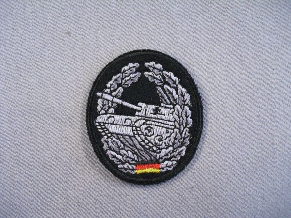 Barettabzeichen, Panzertruppe, maschinengestickt