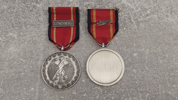 Bundeswehr Einsatzmedaille UNOMIG in silber