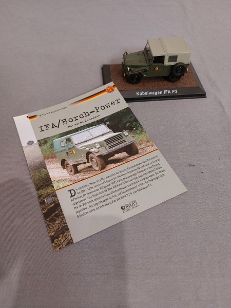 Modell IFA/ Horch-Power P3 - Maßstab 1:43 - Atlas Collection - OVP