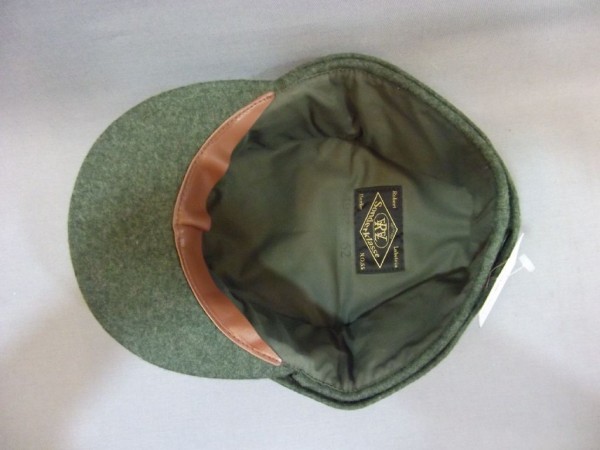 Feldmütze/ Bergmütze für Gebirgsjäger, Offizier, feldgrau, #Grösse 62#