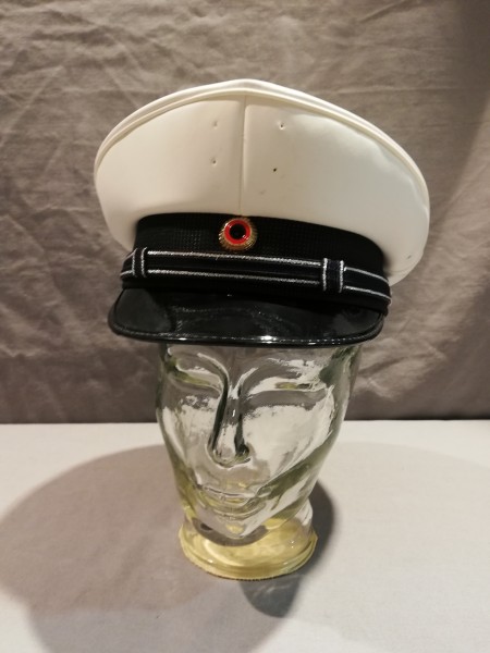 Polizei Hessen Schirmmütze Neue Art mit weißem Deckel Grösse 56