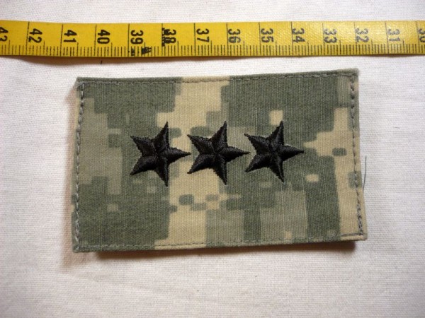 Dienstgradabzeichen, Kragenabzeichen, ACU Digital, Lieutnant General