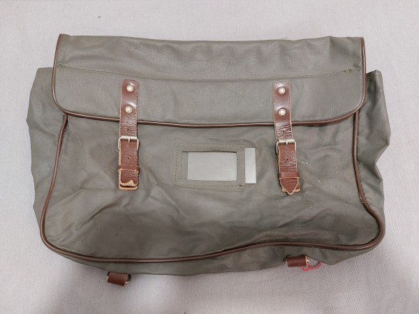 DDR Tasche Marschgepäck Aktentasche grau NVA - Original
