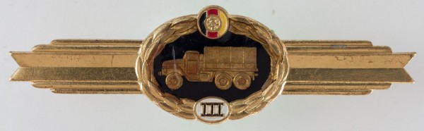 Klassifizierungsabzeichen,Qualifizierungsspange, für den Kraftfahrzeugdienst, Stufe 3 Bild ist ein Muster