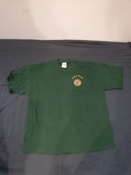 Polizei Berlin T-Shirt in grün mit Abzeichen Grösse XXL