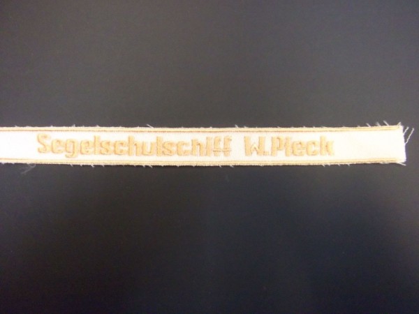 Ärmelband Segelschulschiff W.Pieck #Länge 24 cm#