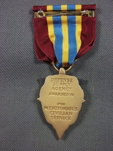 Defence Logistic Agency for Meritorius Civilian Service Medal
