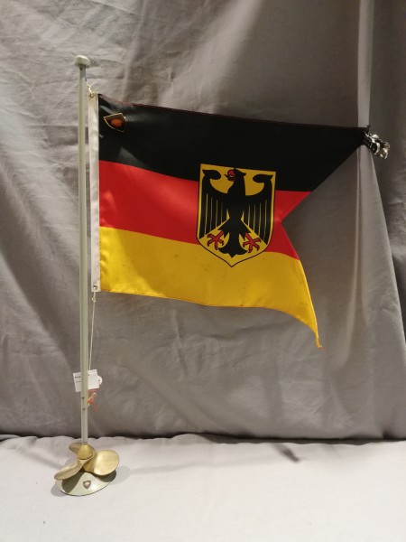 Bundeswehr Marine Fahne Stander von dem Zerstörer 1 - Z1 D170 mit Schiffsschraube