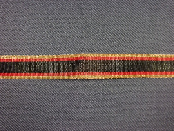 Bundeswehr Ehrenkreuz alle Stufen, Ordensband Nummer Sallach 99 bis 102, 10mm breit