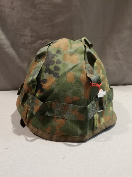 Bundeswehr Helmbezug tarnfarben wendbar flecktarn/wüstentarn Original