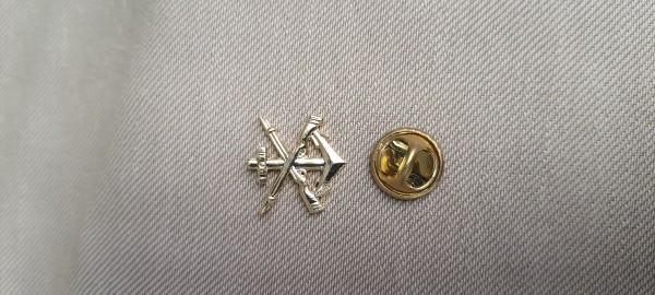 Bundeswehr Anstecker Pin Bundesmarine Marinesicherungstruppe gold metall