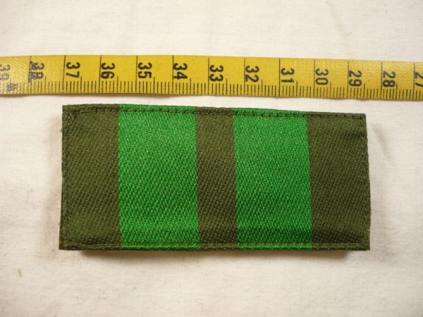 Allgemein: Dienstgradabzeichen für Einsatzanzug Polizei, 2 Balken grün 20mm