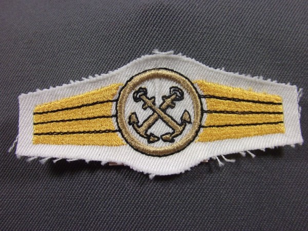 Tätigkeitsabzeichen, Personal im allgemeinen Marinedienst bronze auf weiß