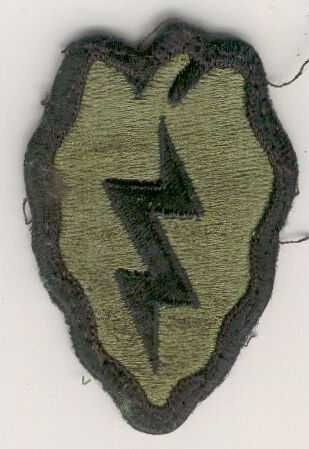 Armabzeichen 25th Division, tarnfarben ( OD)