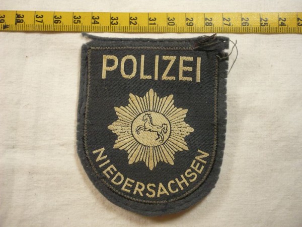 Niedersachsen: Armabzeichen, Polizei Niedersachsen, grau