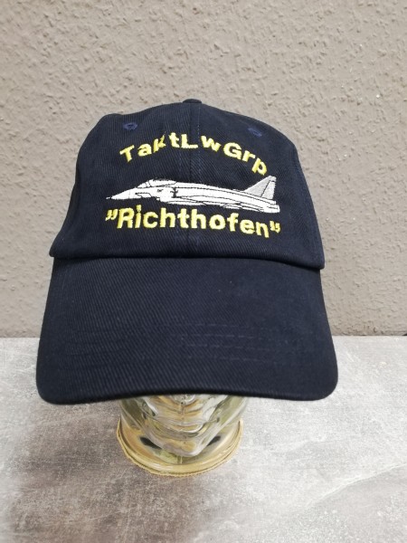 Baseballcap TaktLwGrp Richthofen blau flache Form