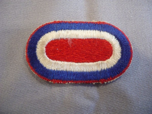 Brustabzeichen, Background Trimming, Oval, 187th Infantry Regiment