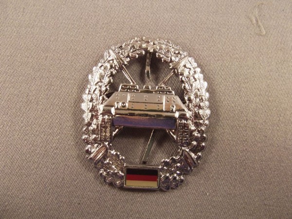 Barettabzeichen Panzerjäger, Metall verchromt