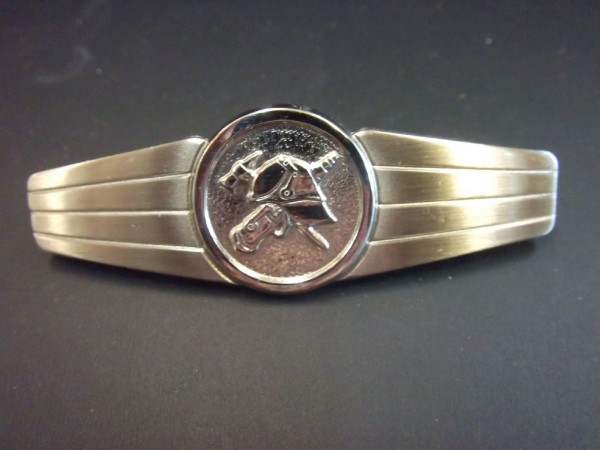 Tätigkeitsabzeichen, Brandschutz Personal silber Metall  