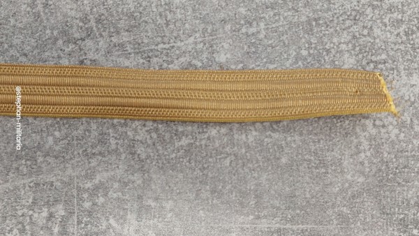 Kriegsmarine Tresse gold in 16mm 7Gramm vergoldet 1Meter