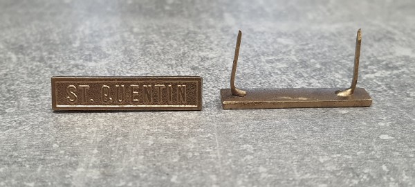 Gefechtsspange "St.Quentin" zur Denkmünze (124-B)