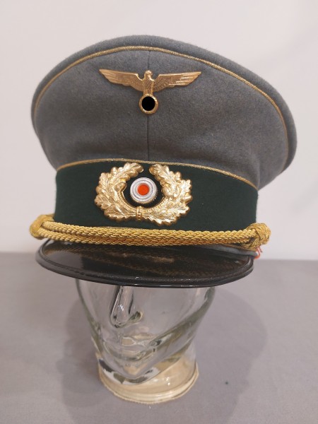 Wehrmacht Heer Schirmmütze General mit Effekten - Größe 59