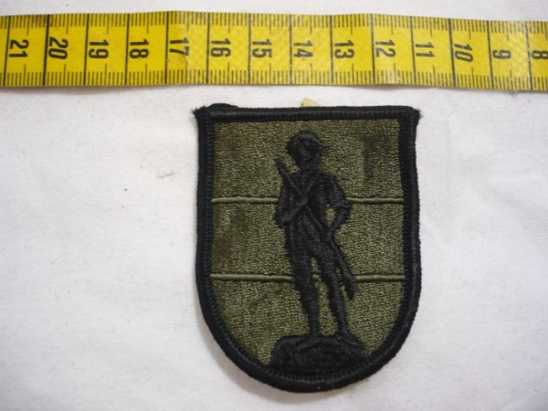 Armabzeichen National Guard School, tarnfarben ( OD )