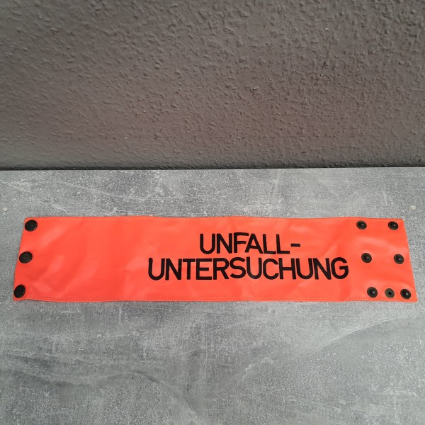 Armbinde Bundeswehr Unfall-Untersuchung orange