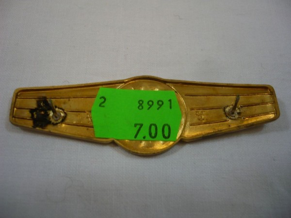 Tätigkeitsabzeichen, Technisches Personal (Heer) Versorgungspersonal (Luftwaffe) Gold, Metall