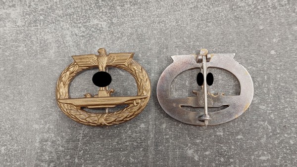 Kriegsmarine U Boot - Kriegsabzeichen GWL