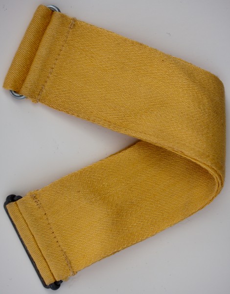 BUND: Mützenband, BGS, für Schirmmütze, gelb, ca 40 mm  breit