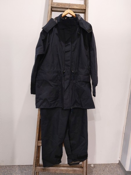 Bundeswehr Jacke und Hose Nässeschutz Marine Größe 4 56/ 58 blau Original