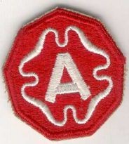 Armabzeichen 9th Army, bunt, 2. Weltkrieg