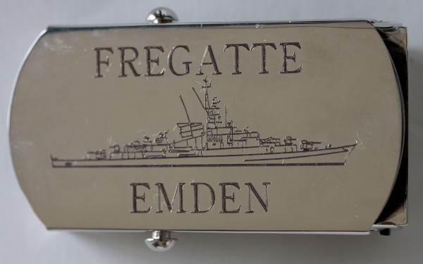 Hosengürtel Fregatte Emden, silber, Neu
