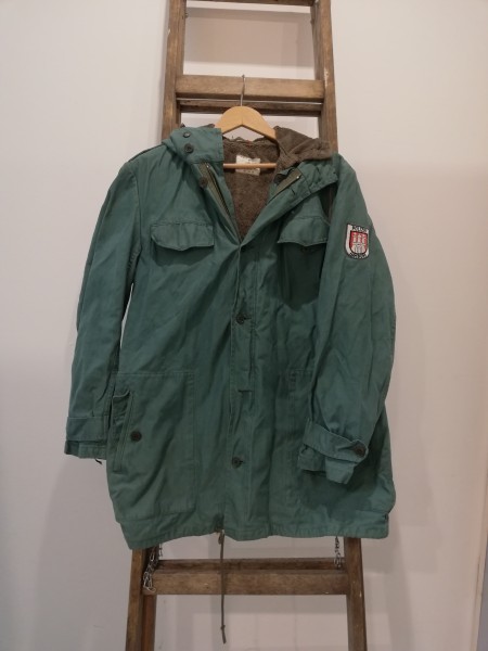 Polizei Hamburg Parka in grün Größe 52 von 1976 Original
