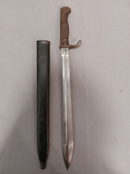 Preussen Bajonett 98/05 Hersteller Waffenfabrik Mauser Oberndorf ausgeschliffene Säge